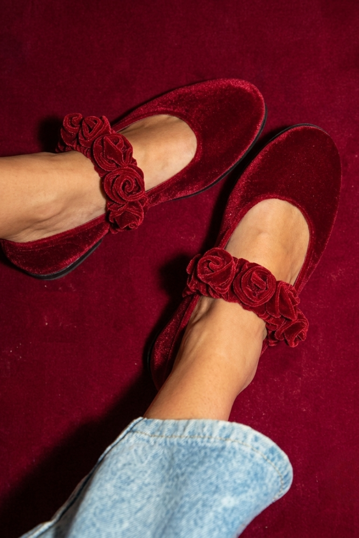 Ballerinas de Terciopelo y Rosas | Rosa Lima