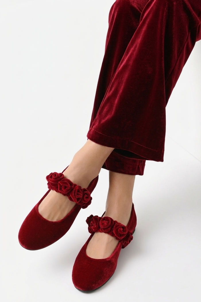 Ballerinas de Terciopelo y Rosas | Rosa Lima