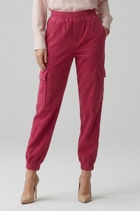 Pantalón Militar Estilo Jogger de Corduroy