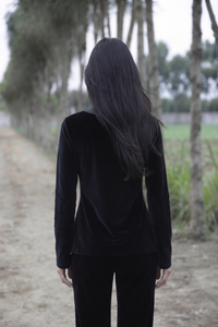 Blusa de Terciopelo y Satín | Revolución Caliente